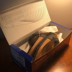 Birkenstock Gizeh Black, W US 10, Narrow Fit